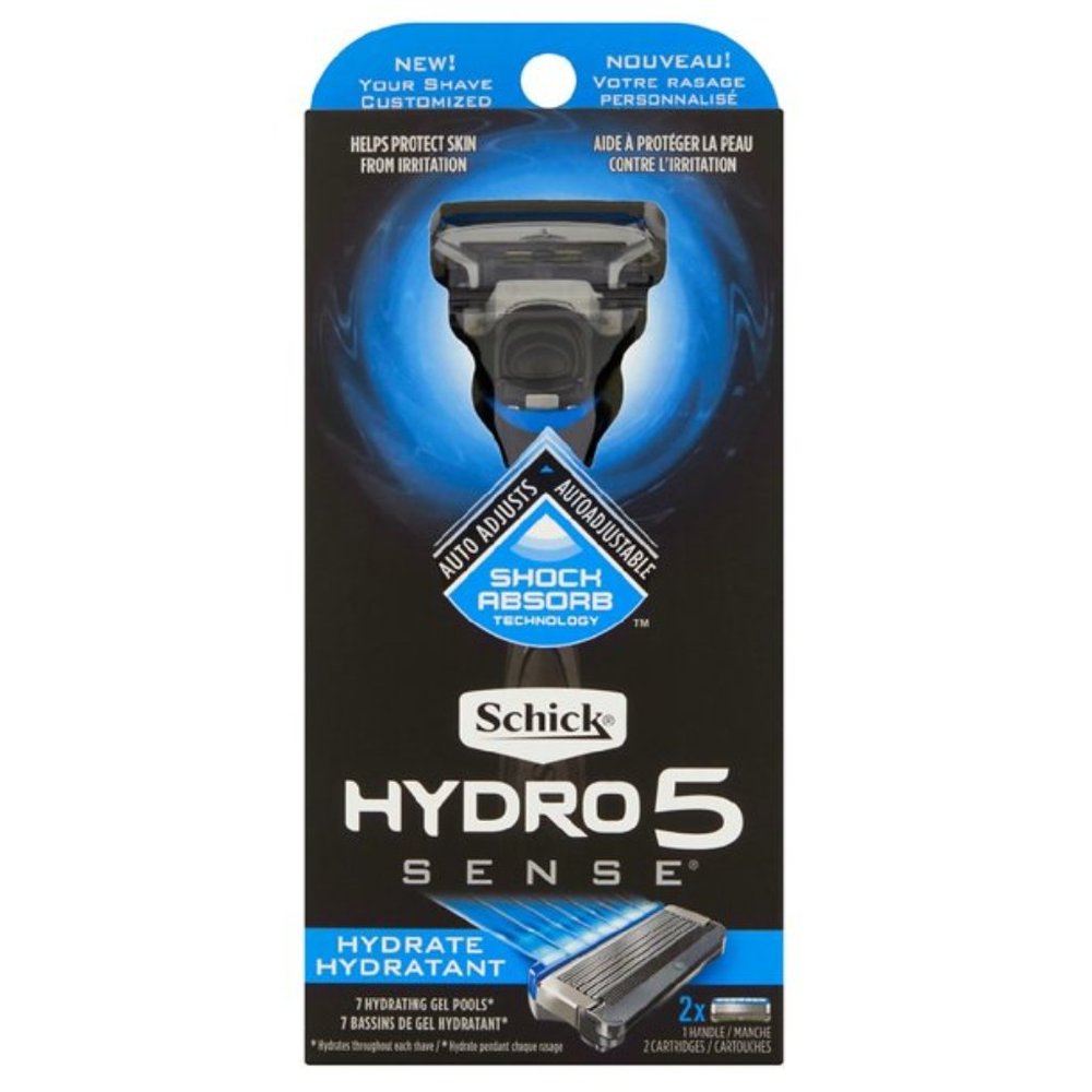 4 Pack Schick Hydro 5 Sense Hydrate Razor